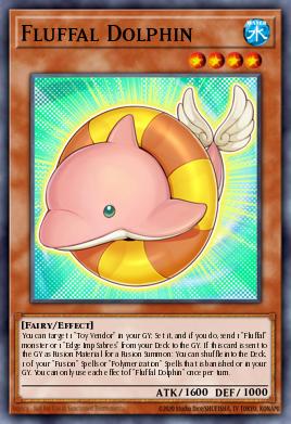 Fluffal Dolphin Yu-Gi-Oh card