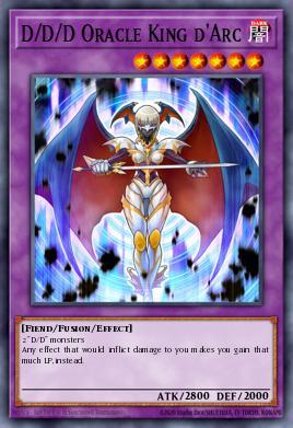 D/D/D Oracle King d'Arc Yu-Gi-Oh card