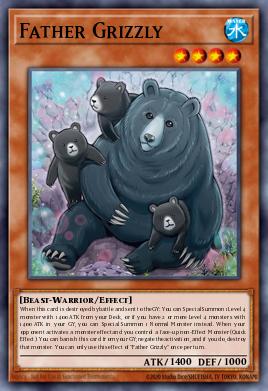 Father Grizzly Yu-Gi-Oh card