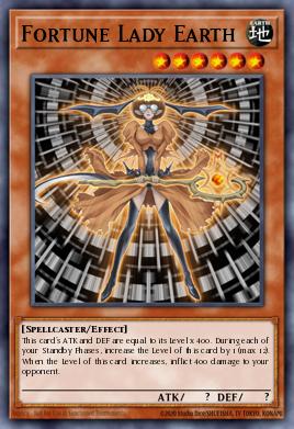 Fortune Lady Earth Yu-Gi-Oh card