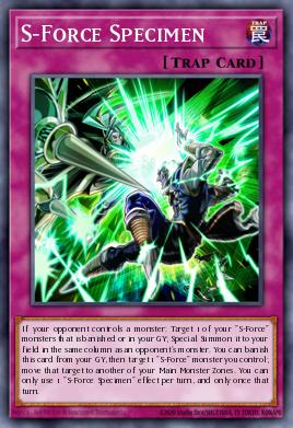 S-Force Specimen Yu-Gi-Oh card