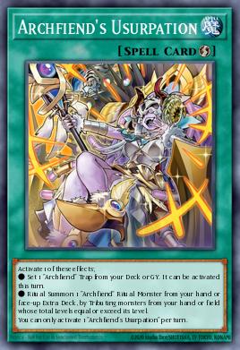 Archfiend's Usurpation Yu-Gi-Oh card