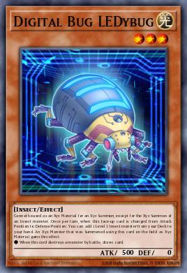 Digital Bug LEDybug Yu-Gi-Oh card