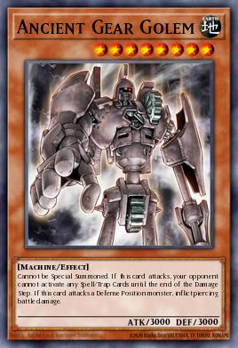 Ancient Gear Golem Yu-Gi-Oh card