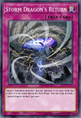 Storm Dragon's Return Yu-Gi-Oh card