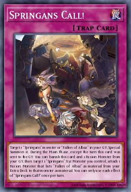Springans Call! Yu-Gi-Oh card