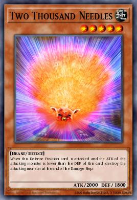 Two Thousand Needles Yu-Gi-Oh card