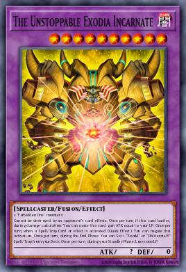 The Unstoppable Exodia Incarnate Yu-Gi-Oh card