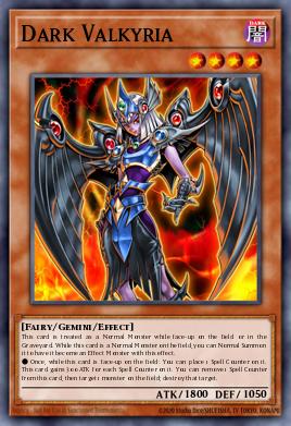 Dark Valkyria Yu-Gi-Oh card