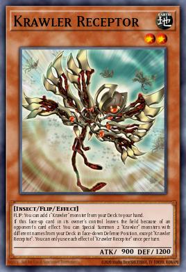Krawler Receptor Yu-Gi-Oh card