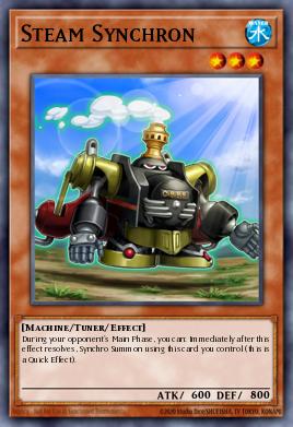 Steam Synchron Yu-Gi-Oh card