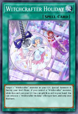Witchcrafter Holiday Yu-Gi-Oh card