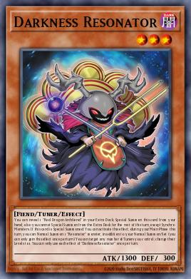 Darkness Resonator Yu-Gi-Oh card