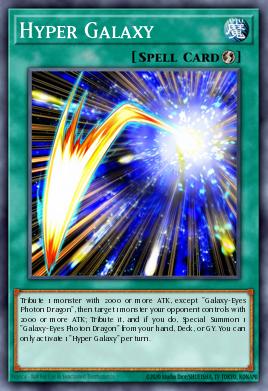 Hyper Galaxy Yu-Gi-Oh card