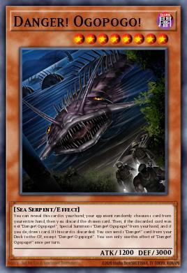 Danger! Ogopogo! Yu-Gi-Oh card