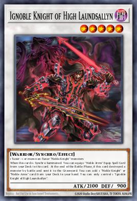 Ignoble Knight of High Laundsallyn Yu-Gi-Oh card