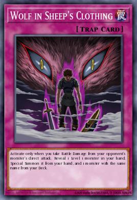 Wolf in Sheep's Clothing Yu-Gi-Oh card