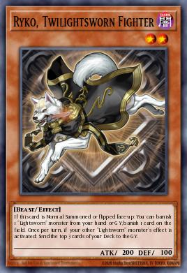 Ryko, Twilightsworn Fighter Yu-Gi-Oh card