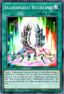 Salamangreat Recureance Yu-Gi-Oh card