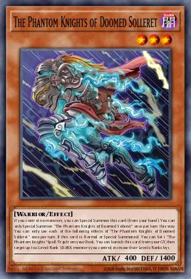 The Phantom Knights of Doomed Solleret Yu-Gi-Oh card