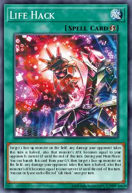 Life Hack Yu-Gi-Oh card