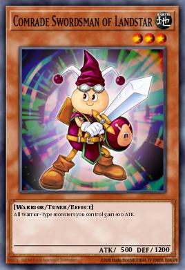 Comrade Swordsman of Landstar Yu-Gi-Oh card