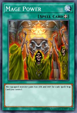 Mage Power Yu-Gi-Oh card