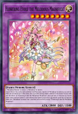 Flowering Etoile the Melodious Magnificat Yu-Gi-Oh card