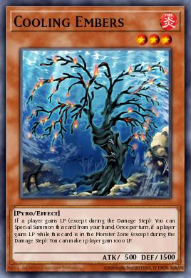 Cooling Embers Yu-Gi-Oh card