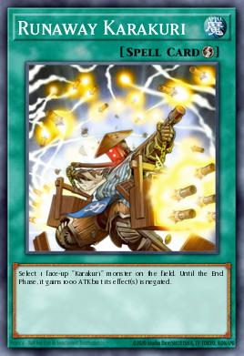 Runaway Karakuri Yu-Gi-Oh card