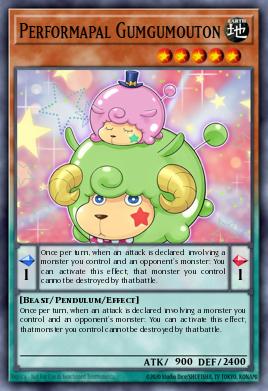 Performapal Gumgumouton Yu-Gi-Oh card