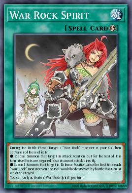 War Rock Spirit Yu-Gi-Oh card