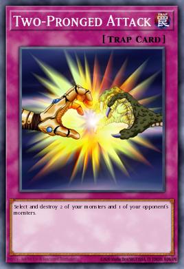 Two-Pronged Attack Yu-Gi-Oh card