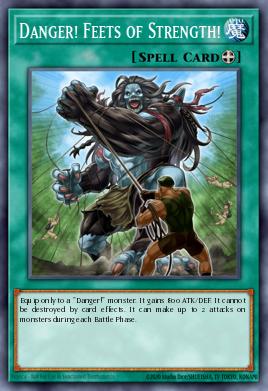 Danger! Feets of Strength! Yu-Gi-Oh card