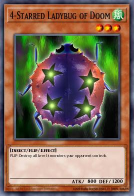 4-Starred Ladybug of Doom Yu-Gi-Oh card