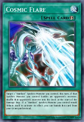 Cosmic Flare Yu-Gi-Oh card