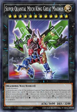 Super Quantal Mech King Great Magnus Yu-Gi-Oh card