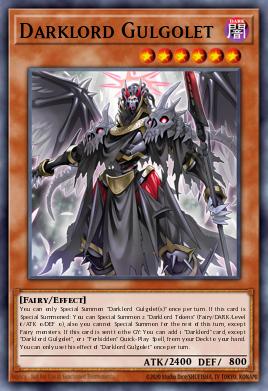 Darklord Gulgolet Yu-Gi-Oh card