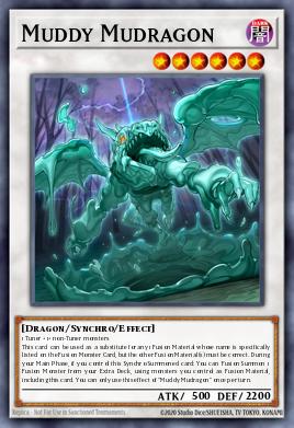 Muddy Mudragon Yu-Gi-Oh card