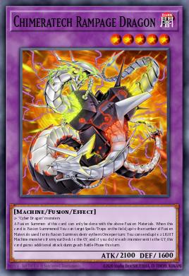 Chimeratech Rampage Dragon Yu-Gi-Oh card