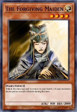 The Forgiving Maiden Yu-Gi-Oh card