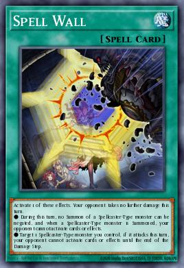 Spell Wall Yu-Gi-Oh card