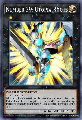 Number 39: Utopia Roots Yu-Gi-Oh card