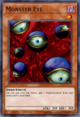 Monster Eye Yu-Gi-Oh card