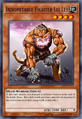 Indomitable Fighter Lei Lei Yu-Gi-Oh card