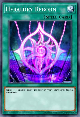 Heraldry Reborn Yu-Gi-Oh card