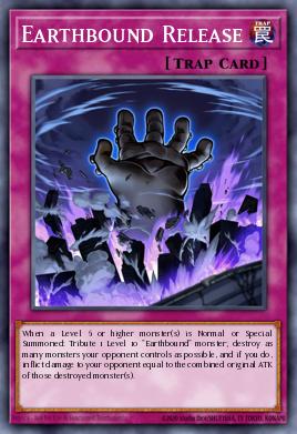 Earthbound Release Yu-Gi-Oh card