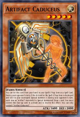 Artifact Caduceus Yu-Gi-Oh card