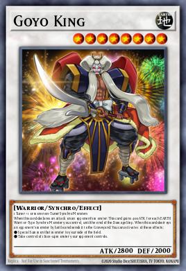 Goyo King Yu-Gi-Oh card