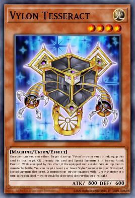 Vylon Tesseract Yu-Gi-Oh card